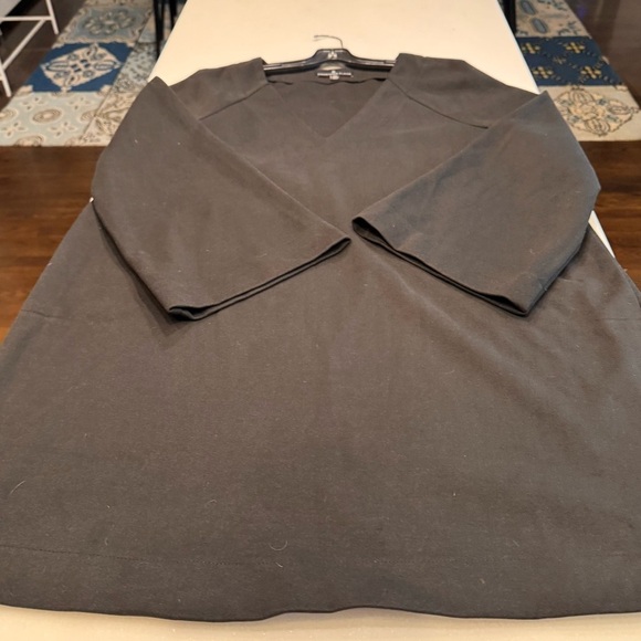 Pomander Place Tuckernuck, Bell Sleeve V Neck A Line Dress Black pockets Sz XXL - Picture 11 of 11